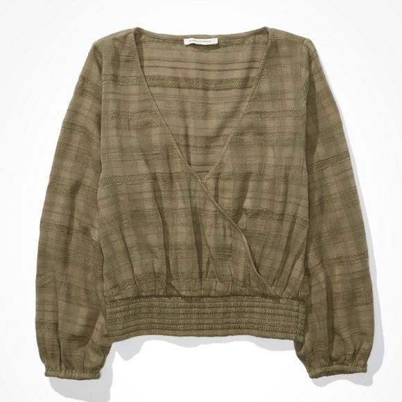 AE wrap front bubble top xxs - Picture 4 of 5